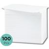 Double Dragon, 100 Carte d'identità aziendale in PVC bianco premium, CR80, 30 Mil (760 micron) - Adatto per Stampanti di carte d'identità Zebra Magicard Evolis Fargo Datacard NiSCA (86 x 54mm)