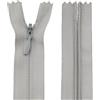 Aerzetix - C61106 - Set di 20 Cerniere Invisibili 60cm - Colore: Grigio fumoso - Non separabili con tiretto Palla da Rugby Materia inestensibile - Cerniera Lampo