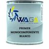 WAGA PAINT S.R.L. Primer Monocomponente Bianco Fondo Aggrappante per Superfici in Alluminio, Zinco, Lega Leggera Waga Paint Tecniques, 750 ml (Confezione da 1)