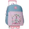 ROLL ROAD Peace Zaini scuola in poliestere rosa e blu