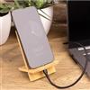 Supporto cellulare in bamboo personalizzato Arlen personalizzate o neutre