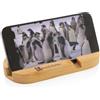 Supporto cellulare e tablet in bamboo personalizzato Arden personalizzate o neutre