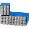 Gravurem - Sstandard numero punzone e lettere (combinazione) 0-9 a-z &&, per iscritto spessore di 6mm