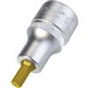 Hazet 986A-7/32 Inserto Chiave a Bussola per Giraviti, Oro, Attacco Quadro, Cavo, 12.5 mm 1/2 di Pollice