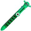 Tinc - Penna Multi-Colori Hugga - Retrattile con 8 Tonalità di Inchiostro - Fornitura Scolastica Divertente per Bambini - Perfetta per Regali e Feste - Mascotte Verde