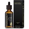 NANOIL Olio di ricino Nanoil Castor Oil 50ml - naturale, spremuto a freddo e non raffinato per la cura di viso, corpo e capelli, rinforzo, brillantezza e accelerazione della crescita