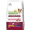 TRAINER NATURAL CANE SENSITIVE NO GRAIN SMALL TOY ADULT MAIALE 2 KG