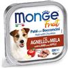 Monge Fruit Agnello e Mela Patè e Bocconcini Vaschetta 100g Cani