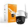 Imou Cruiser 4MP - Outdoor Pan/Tilt Camera, 1080P, Full Colour Nightvision, Spotlights, AI Human Detection, 2 Way Audio, 110dB Siren, Local Hot-Spot Connection, H.265 White