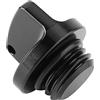 Broco Spina della copertura Cap Black CNC rabbocco olio in ergal for Honda CRF150R CB250F Yamaha Kawasaki Suzuki