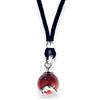 ASTER ALHELÍ - Collana Donna di Pietre Energetiche - Collana Porta Pietre Pendolo Sfera Curative - Zama placcata in Argento - Ideale per un Regalo (Malachite)