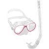 CRESSI COMBO PERLA JR + MINIGRINGO Maschera Boccaglio