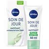 Nivea Essentials, Crema giorno idratante opacizzante 24 h, per pelle mista, 50 ml