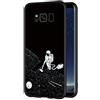 ZhuoFan Cover Samsung Galaxy S8, Custodia Cover Silicone Nero con Disegni Ultra Slim TPU Morbido Antiurto 3D Cartoon Bumper Case Protettiva per Samsung Galaxy S8 Smartphone (Spazio)