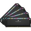 CORSAIR DOMINATOR PLATINUM RGB DDR5 RAM 64GB (4x16GB) 6400MHz CL32 Intel XMP Compatibile iCUE Memoria per Computer - Nero (CMT64GX5M4B6400C32)
