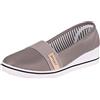 Elara Donna Ballerina Tacco a Cuneo Sport Slipper Chunkyrayan 483 Dk.Grey-41