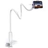 Lamicall Supporto Cellulare a Collo di Cigno per Letto, [80mm Base a Clip] Rotazione a 360°,con Braccio Flessibile, Porta Cellulare Letto per iPhone Serie 17/16/15/14/13, Huawei, altri smartphone 4-7