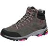 Brütting Mount Brady High, Scarpe da Trail Running Unisex-Adulto, Grigio/Rosa, 38 EU