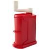 Rigamonti Parmesan Grater, Grattugia Manuale con Manovella, Rullo in Acciaio Inox per Formaggi, Cioccolato e Noci, BPA Free, Rosso, Smontabile e Lavabile in Lavastoviglie.