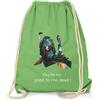 Nerdo Poly Boba, Borsa da Palestra Unisex-Adulto, Verde Chiaro, 38 cm x 42 cm
