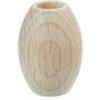Olive in Legno Naturale per Macramè 22 x 30 mm