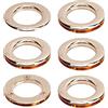 GORGECRAFT 1 Scatola 4 Pezzi 1 Pollici/25.5mm Occhielli Passacavi Oro Chiaro Snaps Borsa Manico Anelli Connettori Avvitabili Rotondi Risultati per Cucire Fai da Te Vestiti Artigianali
