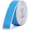 NIIMBOT D11 D110 Cavo Etichetta Stampa Carta 12,5 * 109 mm Standard Laminato Nastro Etichettatura Ufficio Sostituzione per D11 D110 Impermeabile A Prova di Strappo 1 Rotolo 65 Pz Cavo（Blu）