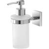 Feridras Dispenser sapone a muro in acciaio cromato e vetro | Easy