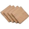 Gözze - Asciugamano Piccolo New York, Set da 4 Pezzi, Morbido e Assorbente, 100% Cotone, 30 x 30 cm - Marrone