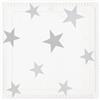 Kleine Wolke Stars - Tappetino per Doccia in Schiuma di PVC, 55 x 55 cm, Colore: Grigio Argento