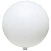 Sfera in plastica bianca diam. 8 cm