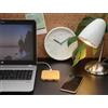 Caricatore 5W wireless in bamboo personalizzabile Barnabas personalizzate o neutre
