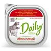 Almo Nature Daily 9 x 300 g Alimento umido per cane - con Manzo e Patate