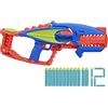 Hasbro Nerf DinoSquad Terrodak, jeu d'extérieur pour enfants, 12 fléchettes Nerf Elite, blaster Nerf en forme de dinosaure