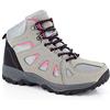 KIMBERFEEL HIDO, Scarpe da Trekking Alte Donna, Grigio, 36 EU