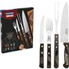Tramontina Churrasco Barbecue Set da 14 pezzi con coltelli da bistecca e coltello da cuoco