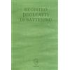 Registro degli atti di Battesimo