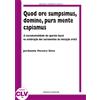 Quod ore sumpsimus, domine, pura mente capiamus. Portoghese