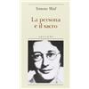 La persona e il sacro