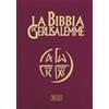 La Bibbia di Gerusalemme (copertina in pelle color rosso bordeaux e taglio oro)