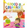 Gioco a colorare con gli amici animali
