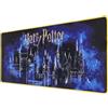 SUBSONIC - Tappetino per Mouse XXL - Sottomano, Tappetino da Scrivania Harry Potter 90x40 cm - Superficie liscia ottimizzata per sensori, base antiscivolo, bordi cuciti - Blu