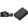 Sony Alpha 7 IV, Fotocamera Mirrorless Full-Frame, 33 MP, Real-time Eye Autofocus, 10 fps, 4K60p, Nero + Batteria NPFZ100