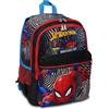 Spiderman Marvel Spider-Man Seven - Zaino doppio scomparto, Scuola elementare, 43cm, Spallacci regolabili e imbottiti