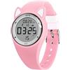 Bigmeda Orologio Bambino per Bambini Digitale Impermeabile Sonno a Ragazzi Intorno ai 10 Anni (Rosa e bianco)