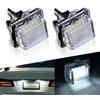 URAQT Luci a LED per targa, 2 pezzi, senza errori, luci per targa, rimorchio, 12 V, 6500 K, impermeabili, per Ben-z W204 C204 S204 C204 S204 S204 C300 C350 C63 AMG 2007-2011