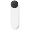 GOOGLE Doorbell, Battery Security GA01318-ES Nest Bell Blanco, Aluminium, Snow