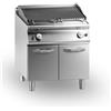 Ristosubito Griglia a gas pietra lavica 2 zone di cottura MDLR Vano con porta Modello CL9080GRLIP