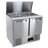 Saladette 2 Porte Con Coperchio - Inox *Prezzi Shock*