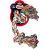 Pet Nova Corda di cotone 40cm - Superdental - massaggiagengive pulizia denti - peso 440-460g, ROPE-2KNOT-40CM